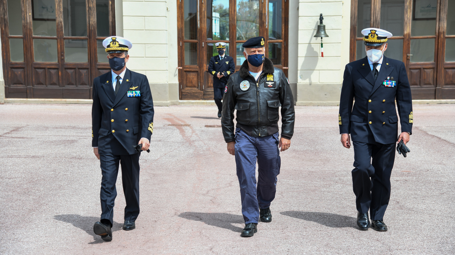 Il Comandante In Capo Della Squadra Navale Incontra Gli Allievi Dell 