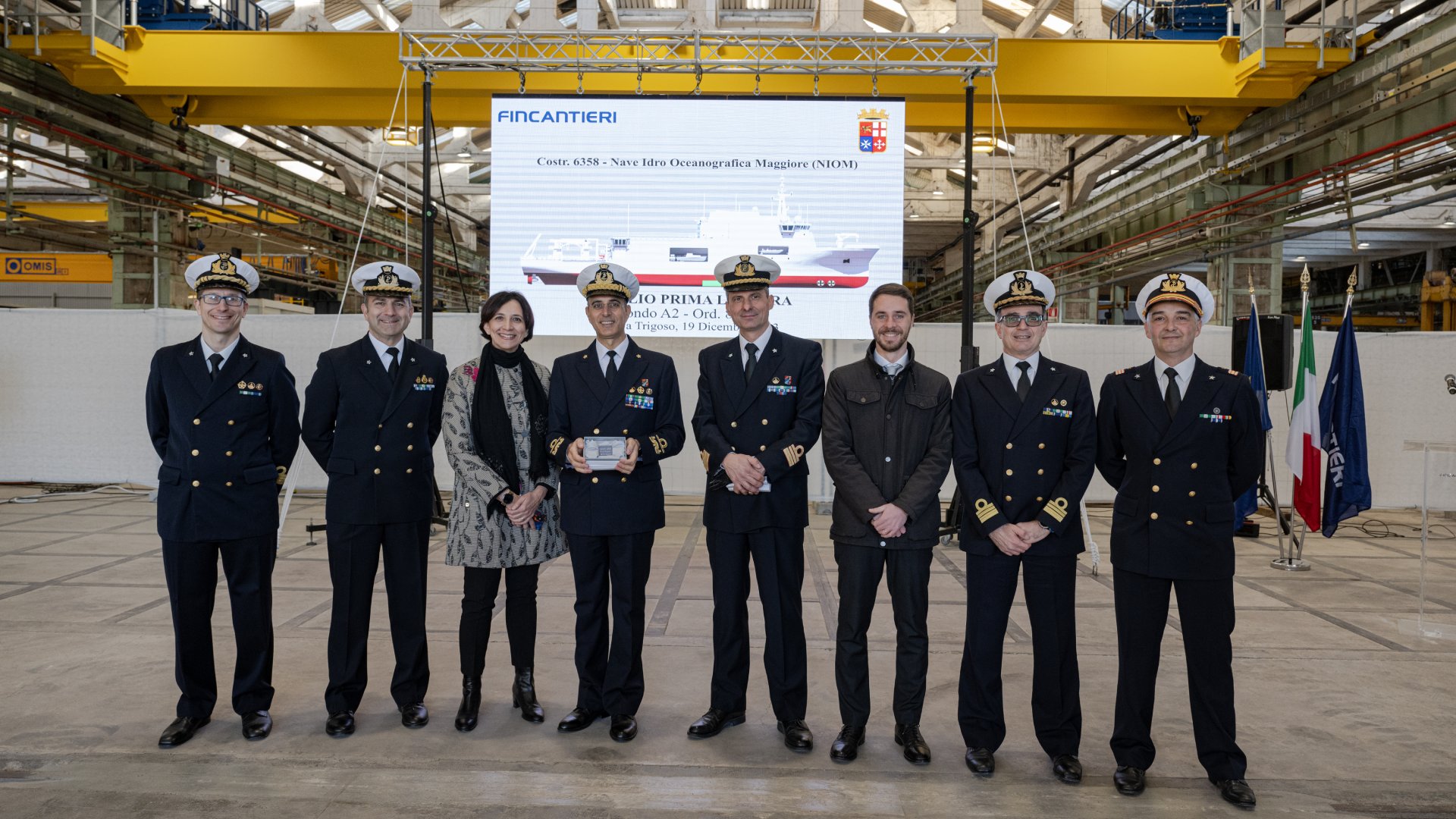 Fincantieri fornirà alla Marina Militare nuova unità di supporto