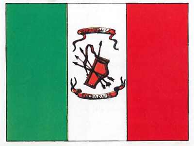 La prima bandiera italiana adottata al congresso di Reggio Emilia del 1796