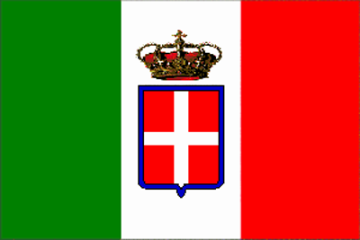 la bandiera navale adottata con il del R. Decreto. dell’11 aprile 1848