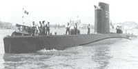 Il sommergibile Pietro Calvi (ex Bario) recuperato nel dopoguerra e rientrato in servizio nel 1961 