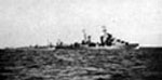 Gli incrociatori della 15ª Divisione della Mediterranean Fleet, che scortavano il convoglio di levante