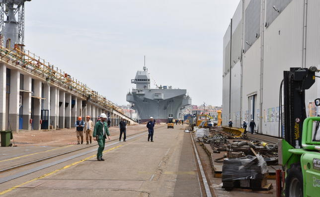 Italian Navy new Amphibious Assault Ship (LHD) Trieste launched ...