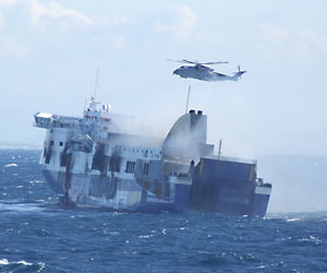 Norman Atlantic: le operazioni di soccorso della Marina Militare